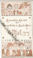 PG / Rare PROGRAMME 1909  Association AMICALE Des Anciens Elites De SAINT MARIE  DOCTEUR // O.A.C - Programme