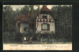 AK Wiesbaden, Försterhaus  - Jagd