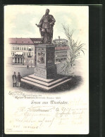 AK Wiesbaden, Kaiser Friedrich Denkmal  - Wiesbaden