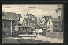 AK Kufstein, Kaiserbergstrasse Mit Blick Zum Schloss  - Autres & Non Classés