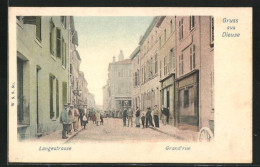 CPA Dieuze, Langestrasse, Grand`rue  - Dieuze