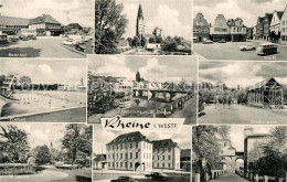 73596963 Rheine Bahnhof Markt Freibad Emsbruecke Gradierwerk Muehlentor Rheine - Rheine