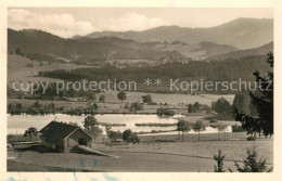 73596921 Isny Allgaeu Blick Von Der Sprungschanze Panorama Isny Allgaeu - Altri & Non Classificati