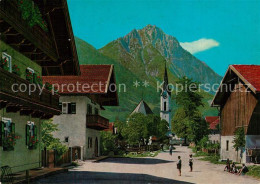 73596741 Piding Salzburger Strasse Mit Kirche Und Hochstaufen Piding - Sonstige & Ohne Zuordnung