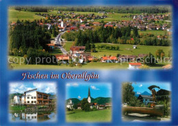 73596736 Fischen Allgaeu Panorama Hotel Kirche Brunnen Fischen Allgaeu - Fischen