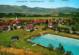 73596636 Altstaedten Allgaeu Panorama Mit Schwimmbad Altstaedten Allgaeu - Sonthofen