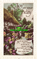 R604087 Joy On Your Birthday. RP. Postcard - Monde