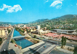 73596495 Sarajevo Fliegeraufnahme Br?ckenpartie Sarajevo - Bosnien-Herzegowina