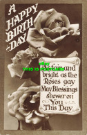 R604106 A Happy Birthday. Roses. RP. 1930 - Monde