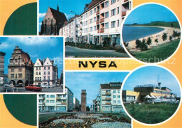 73596398 Nysa Stadtwaage Kirche Nyskie See Ziebicka Tor Motel Azure Nysa - Pologne