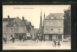 CPA Pithiviers, Cafe Et Epicerie En Rue De La Couronne  - Pithiviers