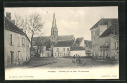 CPA Puiseaux, Entree Par Le Pont St-Jacques  - Puiseaux