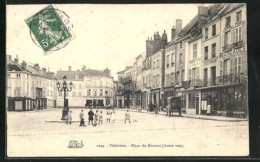 CPA Pithiviers, Place Du Martroi (Autre Vue), Boutiques Et Restaurant  - Pithiviers