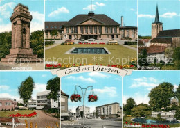 73596199 Viersen Aussichtsturm Bahnhof St Remigius Kirche Casinogarten Lindenstr - Viersen