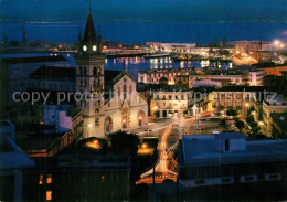 73596129 Messina Notturno Del Porto E Della Cattedrale Messina - Andere & Zonder Classificatie