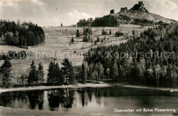 73595677 Flossenbuerg Landschaftspanorama Geisweiher Burgruine Flossenbuerg - Sonstige & Ohne Zuordnung