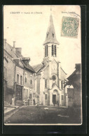 CPA Cernoy, Place De L'Eglise  - Other & Unclassified