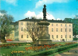 73595619 Turku Denkmal Peter Brahes Mit Ehem Akademiegebaeude Turku - Finlandia