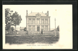 CPA Ferriéres, Ecole Communale Des Filles  - Other & Unclassified