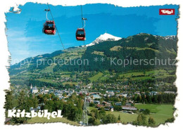73595565 Kitzbuehel Tirol Mit Kitzbueheler Horn Neue Hahnkammbahn Kitzbuehel Tir - Autres & Non Classés
