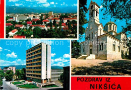 73595497 Niksic Panorama Hochhaus Kirche  - Montenegro
