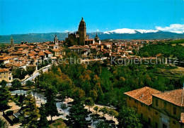 73595375 Segovia Panoramica Y Catedral Segovia - Andere & Zonder Classificatie