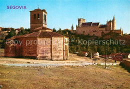 73595373 Segovia La Veracruz Y Alcazar Al Fondo Segovia - Andere & Zonder Classificatie