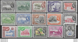 1954-63 British Guiana 15v. MNH SG N. 331/45 - Sonstige & Ohne Zuordnung