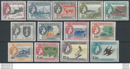 1956-62 British Virgin Islands 13v. MNH SG N. 149/61 - Andere & Zonder Classificatie