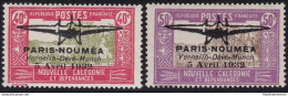 1932 NUOVA CALEDONIA , Yvert A 1/2  MLH/* - Other & Unclassified