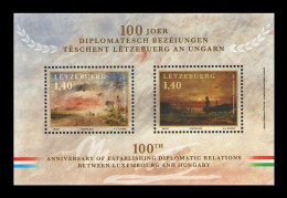 Luxembourg 2024 Mih. 2355/56 (Bl.53) Paintings By Mihaly Munkacsy (joint Issue Luxembourg-Hungary) MNH ** - Nuovi