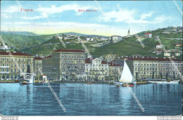 Bt193 Cartolina Fiume Molo Adamich 1912 Croazia - Sonstige & Ohne Zuordnung