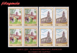 CUBA. BLOQUES DE CUATRO. 1995-18 CINCUENTENARIO DE LA UNESCO. LA HABANA VIEJA. PATRIMONIO UNESCO - Unused Stamps