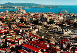 73950225 Istanbul_Constantinopel_TK Stadtpanorama Mit Hagia Sophia Und Blaue Mos - Turkey