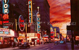 73804794 Montreal Quebec Ste Catherine At Night Looking West Montreal Quebec - Non Classificati