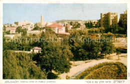 73804783 Jerusalem Yerushalayim Partial View W Public Garden Jerusalem Yerushala - Israel