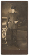 Fotografie Unbekannter Fotograf Und Ort, Portrait Soldat Max Piper In Uniform  - Anonyme Personen