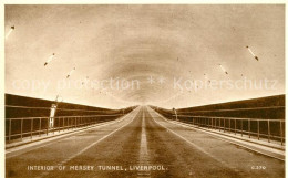 73333649 Liverpool Interior Of Mersey Tunnel Valentine's Postcard Liverpool - Otros & Sin Clasificación