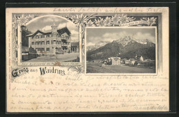 AK Waidring, Hotel Waidringerhof Von Peter & Therese Plätzer, Teilansicht Gegen Steinberge  - Sonstige & Ohne Zuordnung