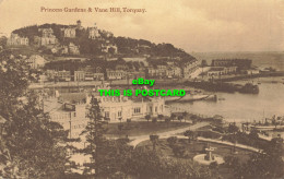 R602005 Princess Gardens And Vane Hill. Torquay. F. Wilkes. 1913 - World