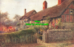 R601680 Anne Hathaways Cottage. Stratford On Avon. Salmon. W. W. Quatremain - World