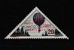 " BALLON SPHERIQUE " Sur Timbre Neuf * MH De MONACOde 1956. N° YT PA 61. Voir Scans. A Saisir !!! - Airships