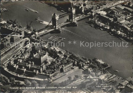 71914029 London Fliegeraufnahme Tower Tower Bridge - Sonstige & Ohne Zuordnung