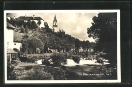 AK Haslach, Flusspartie Mit Blick Zur Kirche  - Other & Unclassified