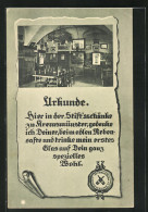 AK Kremsmünster, Inneres Der Stiftsschänke, Urkunde  - Other & Unclassified