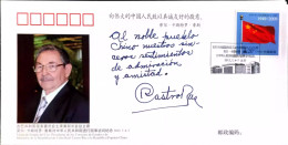 China Cover PFTN·WJ 2012-30 The State Visit To PR China By HE.Raúl Modesto Castro Ruz, The President Of Cuba MNH - Sobres