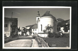 AK Brixen, Strassenpartie An Der Kirche  - Other & Unclassified