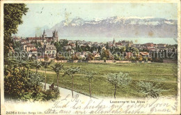 12050615 Lausanne VD Mit See Und Alpen Lausanne - Andere & Zonder Classificatie