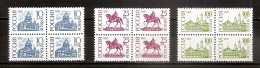 RUSSIA 1992●Definitives Coated Paper●●Freimarken Glanzpapier●4x Mi 238v-40v MNH - Unused Stamps