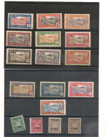 NIGER 1921/27 TAXE N° 1/4-9/21 Cote : 21,00 € - Unused Stamps